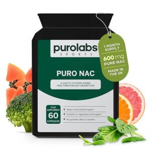 Purolabs NAC N-Acetyl-Cysteine 600mg Vegan Capsules