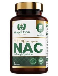 NAC N-Acetyl-Cysteine 600mg Vegan Capsules 60ct