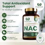 NAC N-Acetyl-Cysteine 600mg Vegan Capsules 60ct