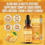 NAC Liquid Drops - Honey & Lemon Flavor 60ml