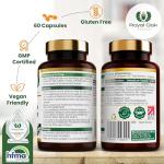 NAC N-Acetyl-Cysteine 600mg Vegan Capsules 60ct