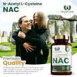 NAC N-Acetyl-Cysteine 600mg Vegan Capsules 60ct