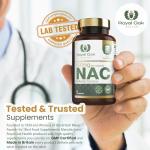 NAC N-Acetyl-Cysteine 600mg Vegan Capsules 60ct