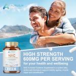 NAC Supplement 600mg, High Strength Amino Acid