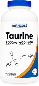 Nutricost Taurine 1000mg - 400 Capsules