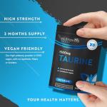 High Strength Taurine 1500mg - 180 Vegan Tablets
