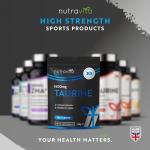 High Strength Taurine 1500mg - 180 Vegan Tablets