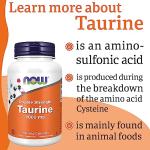 Now Foods Double Strength Taurine 1000mg Vegan Capsules