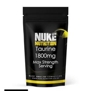 Nuke Nutrition 1800mg Taurine Capsules for Energy