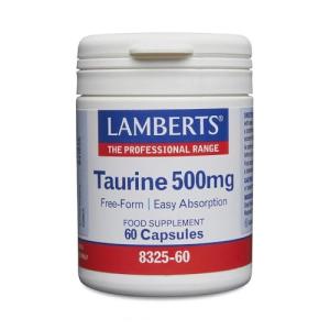 Lamberts Taurine 500mg - High Strength Amino Acid