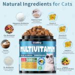 Cat Multivitamin Chews for Energy and Coat Health