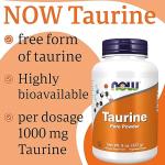 Now Foods Taurine Vegan Powder, 227g