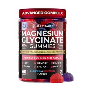 Magnesium Glycinate Gummies for Relaxation & Focus
