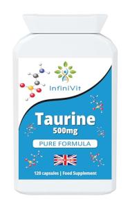 InfiniVit Pure Vegan Taurine Amino Acid 120 Capsules