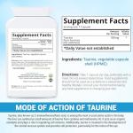 InfiniVit Pure Vegan Taurine Amino Acid 120 Capsules