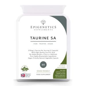 Taurine SA 570mg Vegan Capsules - 60 Count