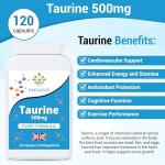 InfiniVit Pure Vegan Taurine Amino Acid 120 Capsules
