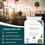 Taurine SA 570mg Vegan Capsules - 60 Count