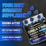 GummiJoy 5000mg Creatine Gummies for Muscle Growth