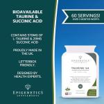 Taurine SA 570mg Vegan Capsules - 60 Count