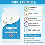 InfiniVit Pure Vegan Taurine Amino Acid 120 Capsules