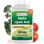 Alpha Lipoic Acid 600 mg - 120 Count Antioxidant