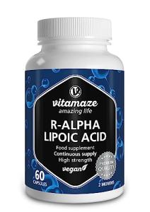 High Strength Alpha Lipoic Acid - 60 Vegan Caps