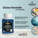 High Strength Alpha Lipoic Acid - 60 Vegan Caps