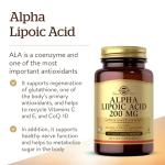Solgar Alpha Lipoic Acid 200 mg Veg Capsules