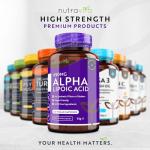 Alpha Lipoic Acid 650mg Vegan Capsules - 120 Count