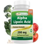 Alpha Lipoic Acid 200 Mg - 120 Capsules