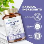 Alpha Lipoic Acid 1200mg Supplement with Vitamins
