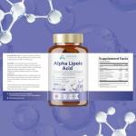 Alpha Lipoic Acid 1200mg Supplement with Vitamins