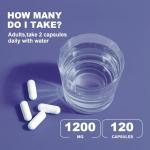 Alpha Lipoic Acid 1200mg Supplement with Vitamins