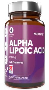 Alpha Lipoic Acid 650mg Vegan Capsules, 120 Count