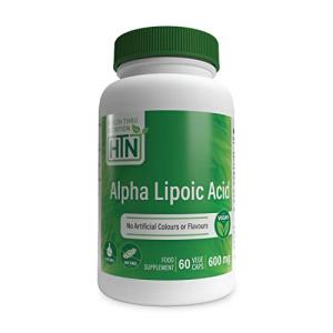 Alpha Lipoic Acid 600mg Vegan Capsules - 60 Count