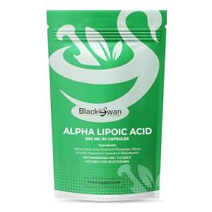 Black Swan Alpha Lipoic Acid 600mg - Vegan Antioxidant