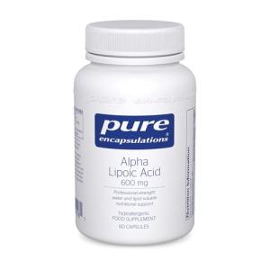 Pure Encapsulations Alpha Lipoic Acid 600mg 60 Veg Caps