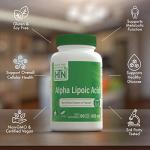 Alpha Lipoic Acid 600mg Vegan Capsules - 60 Count