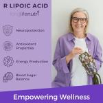 LongLifeNutri R-Alpha Lipoic Acid 300mg Supplement