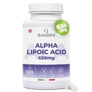 Bandini® Alpha Lipoic Acid 650mg Vegan Capsules