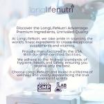 LongLifeNutri R-Alpha Lipoic Acid 300mg Supplement