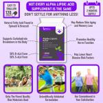 Alpha Lipoic Acid 600mg Antioxidant, 120 Capsules