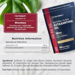High Strength Astaxanthin 18mg Softgels - 180 Count