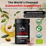 Super Pure Organic Astaxanthin Extract - 60 Capsules