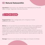 Natural Vegan Astaxanthin 18mg - 240 Softgels