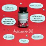 Vegavero Astaxanthin Antioxidant Supplement - 60 Vegan Caps