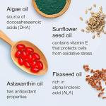 Vegan Omega 3 DHA Capsules with Flaxseed Oil