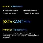 High-Strength Astaxanthin Capsules - 60 Vegan Softgels