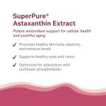 SuperPure Organic Astaxanthin Antioxidant Supplement - 60 Capsules